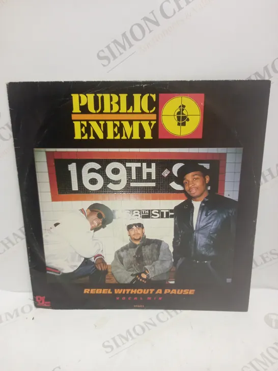 PUBLIC ENEMY REBEL WITHOUT A PAUSE VOCAL MIX VINYL 