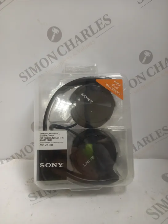 BOXED SONY MDR-ZX310 OVER-EAR HEADPHONES IN BLACK