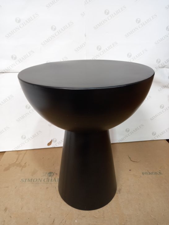 K BY KELLY HOPPEN BLACK IRON ROUND SIDE TABLE