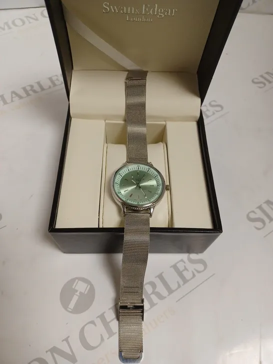 SWAN & EDGAR LADIES BLISS DIAMOND WATCH STEEL - SILVER