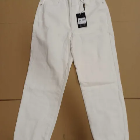 BIBA EMMA JEANS - CREAM/WHITE // SIZE: 10 (W28, REG 30)