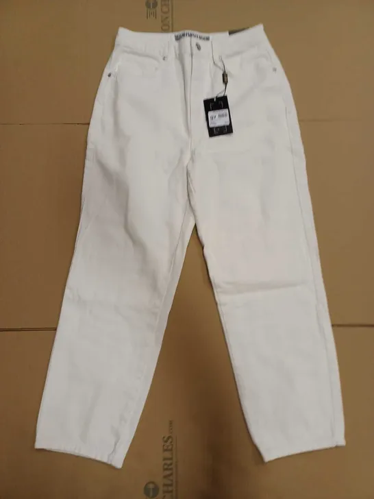 BIBA EMMA JEANS - CREAM/WHITE // SIZE: 10 (W28, REG 30)