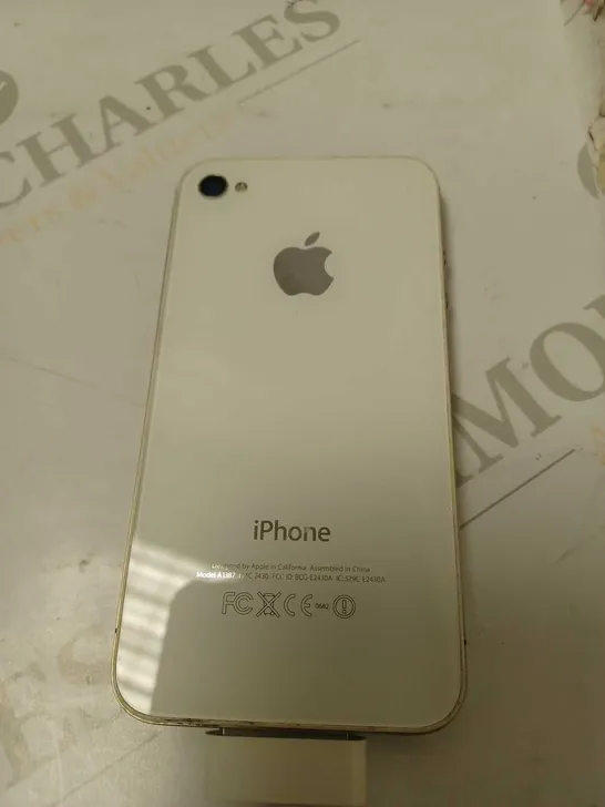 APPLE IPHONE 4S MODEL A1387