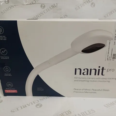 NANIT PRO HD NURSERY CAMERA WITH SLEEP TRACKING & BREATHING MOTION MONITOR