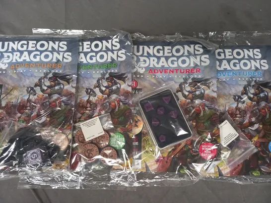 DUNGEONS & DRAGONS SET OF 4 COLLECTIBLE MAGAZINES