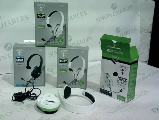 3 X TURTLE BEACH RECON CHAT WIRED HEADSET