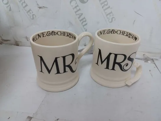 BLACK TOAST MR SET OF 2 CUPS RRP £46