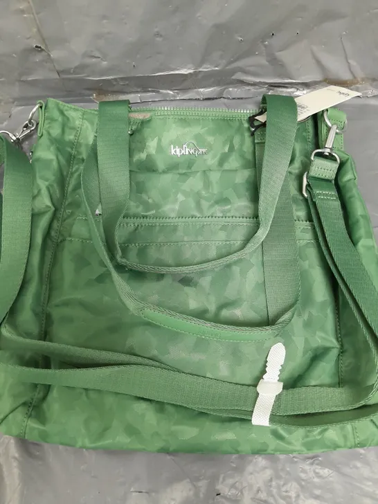 KIPLING CLASSICS ORTOLI BAG IN GEO FOREST GREEN