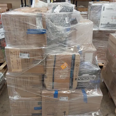 PALLET OF APPROXIMATELY 17 UNPROCESSED RAW RETURN HOUSEHOLD AND ELECTRICAL GOODS TO INCLUDE;