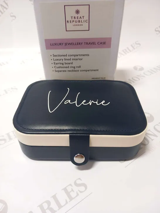 BOXED TREAT REPUBLIC LONDON LUXURY JEWELLERY TRAVEL CASE ''VALERIE''