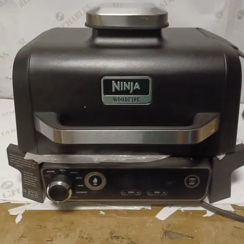 NINJA WOODFIRE ELECTRIC BBQ GRILL & SMOKER WITH AIR FRY FUNCTION OG701UKQ