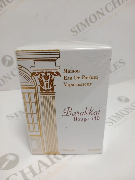 BOXED AND SEALED BARAKKAT ROUGE 540 PERFUME EAU DE PARFUM 100ML