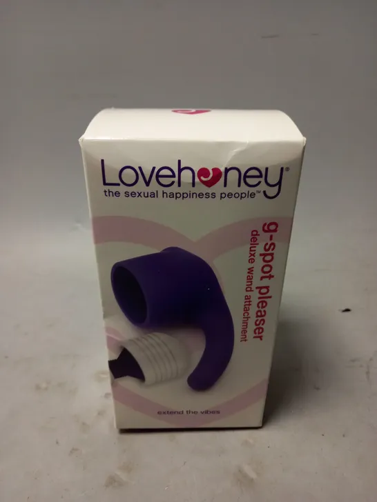 BOXED AND SEALED LOVEHONEY G-SPOT PLEASERDELUXE WAND ATTACHMENT