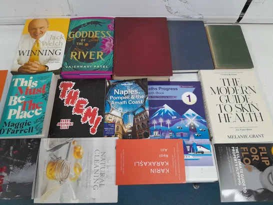 LARGE QUANTITY OF ASSORTED BOOKS TO INCLUDE WORKING WITH EMOTIONAL INTELLIGENCE, TRUST AND ASAKO YUZUKI BUTTER