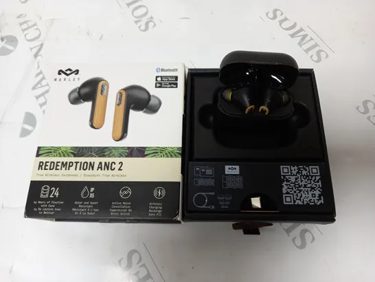 BOXED MARLEY REDEMPTION ANC 2 TRUE WIRELESS EARPHONES