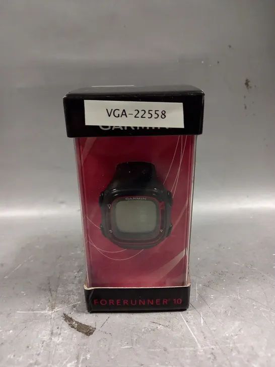 BOXED GARMIN FORERUNNER 10 GPS WATCH 