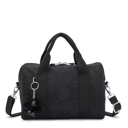 KIPLING BINA MEDIUM SHOULDER BAG IN BLACK NOIR 