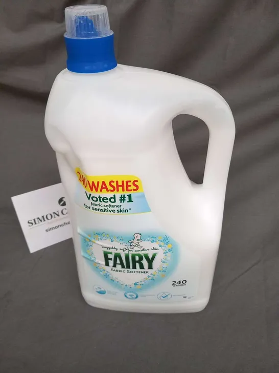 TWO FAIRY FABRIC SOFTENER 240 WASHES 4.8L BOTTLES