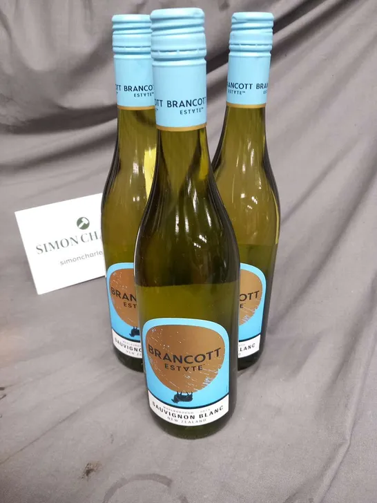 SIX BOTTLES OF BRANCOTT ESTATE MARLBOROUGH 2023 SAUVIGNON BLANC NEW ZEALAND 750ML 12%