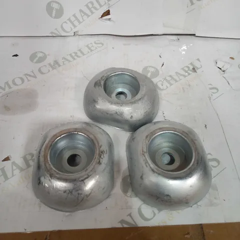 LOT OF 3 RUDDER ZINC ANODES 