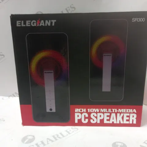 BOXED ELEGIANT 2CH 10W MULTI-MEDIA PC SPEAKER