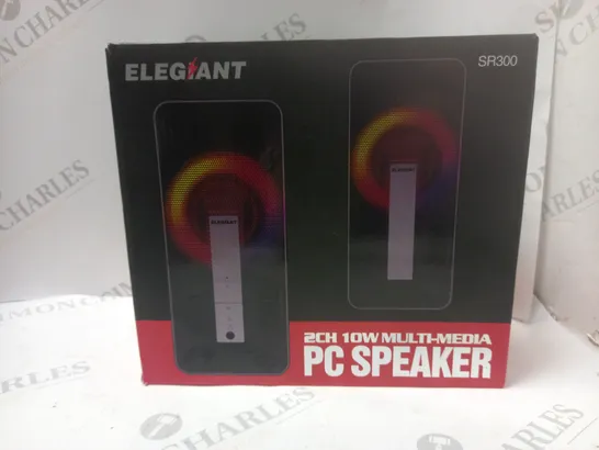 BOXED ELEGIANT 2CH 10W MULTI-MEDIA PC SPEAKER