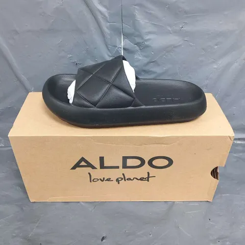 BOXED ALDO ERERAS BLACK JELLY/RUBBER LADIES SIZE 4.5