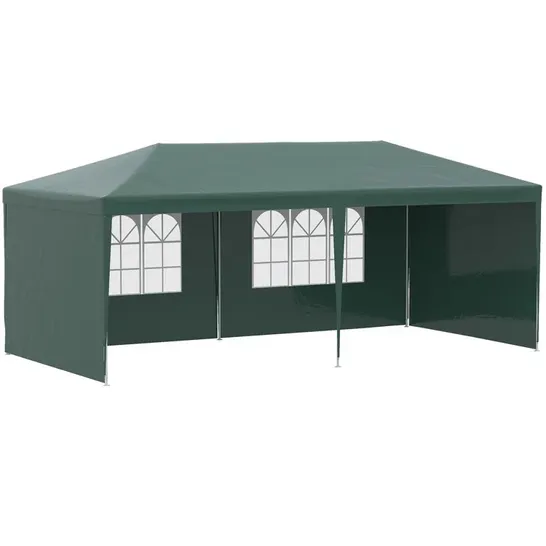 BOXED AVARCA 6M X 3M STEEL POP UP GAZEBO (1 BOX)