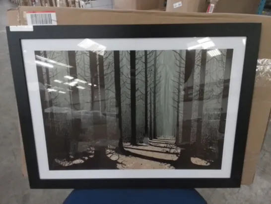 FOREST SCENE FRAMED WALL ART