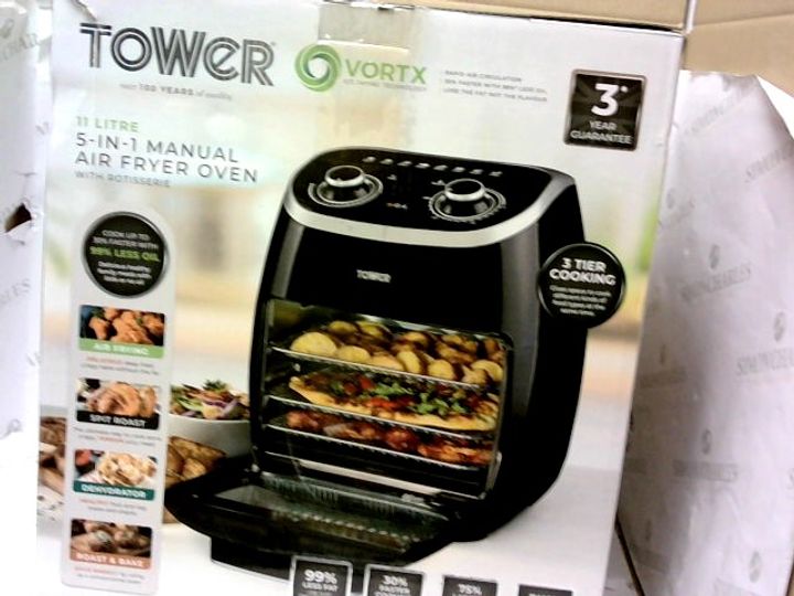 T17038 MANUAL AIR FRYER OVEN, 11 LITRE 3176442Simon Charles Auctioneers