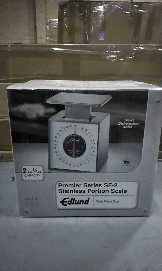 EDLUND PREMIER SERIES SF-2 STAINLESS PORTION SCALE WITH FIXED SCALE