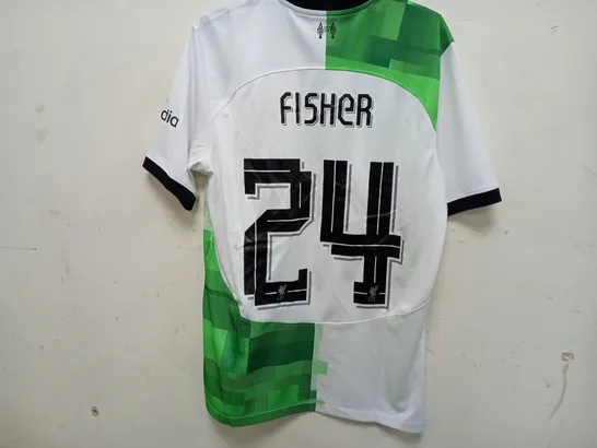 NIKE LIVERPOOL 23/24 AWAY SHIRT 'FISHER 47' - MEDIUM