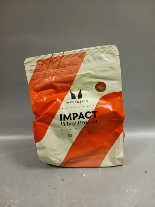 SEALED MYPROTEIN IMPACT WHEY PROTEIN - 1KG - SALTED CARAMEL 