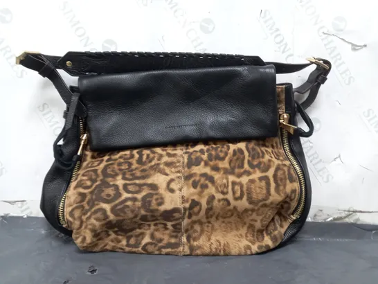 AIMEE KESTENBERG BALI LEATHER HOBO BAG IN LEOPARD