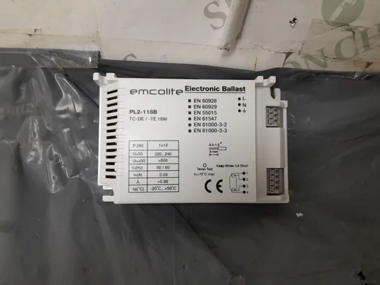 50 EMCOLITE ELETRONIC BALLASTS (PL2-118B)