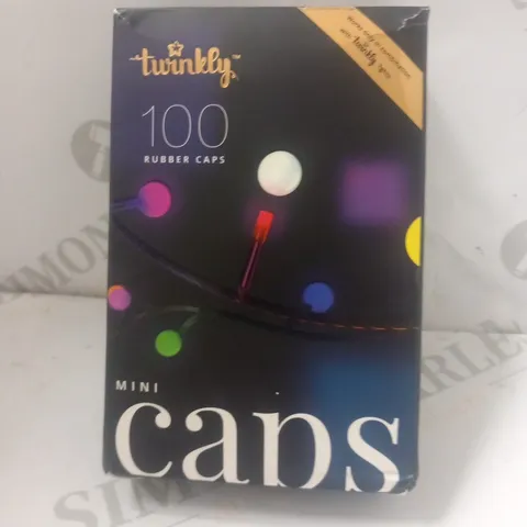 BOXED TWINKLY 100 RUBBER CAPS