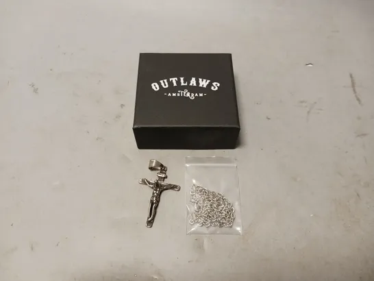 BOXED OUTLAWS JESUS PIECE NECKLACE