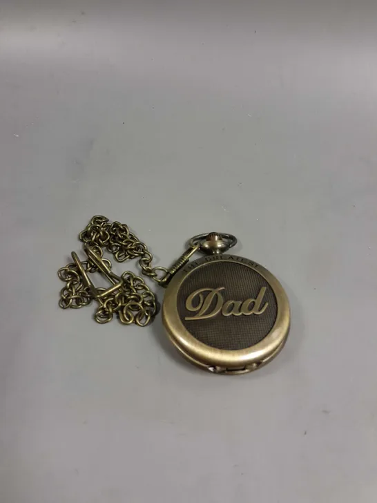 THE GREATEST DAD POCKET WATCH & CHAIN 