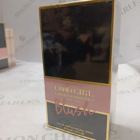 BOXED AND SEALED GOOD GIRL CAROLINA HERRERA NEW YORK BLUSH EAU DE PARFUM 50ML