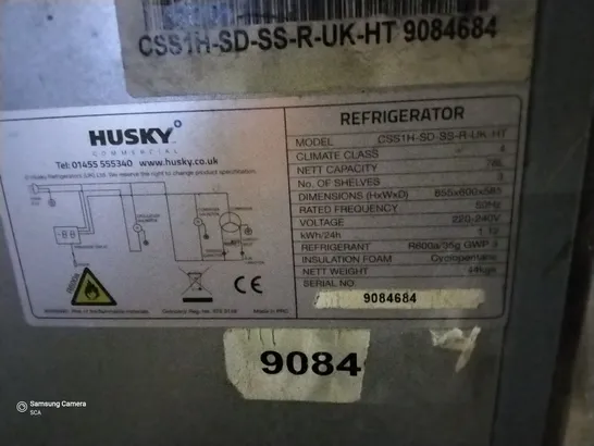 HUSKY CSS1H-SD-SS-R-UK-HT UNDER COUNTER COMMERCIAL FRIDGE