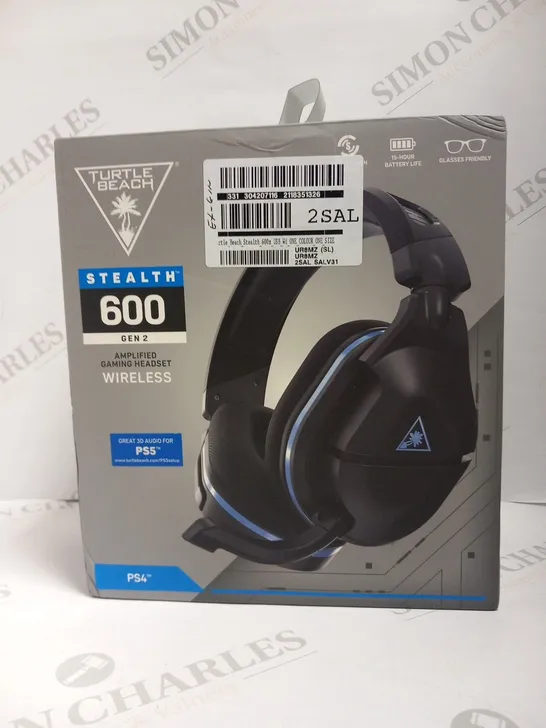 BOXED TURTLE BEACH STEALTH 600 GEN 2 AMPLIFIED GAMING HEADSET WIRELESS