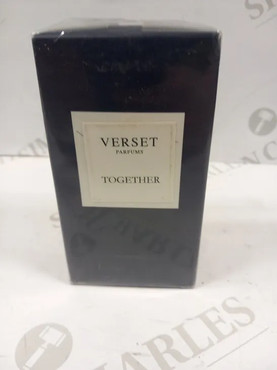 BOXED AND SEALED VERSET PARFUMS TOGETHER EAU DE PARFUM 100ML