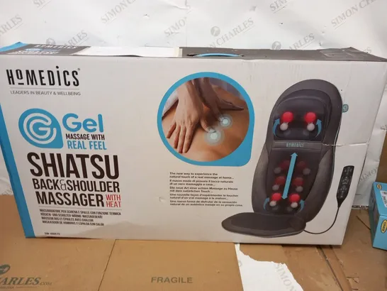 BOXED HOMEDICS SHIATSU BACK AND SHOULDER MASSAGER WITH HEAT SGM-160H-EU