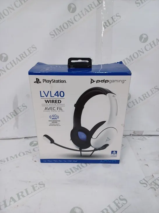 PDP PLAYSTATION LVL 40 WIRED GAMING HEADSET 