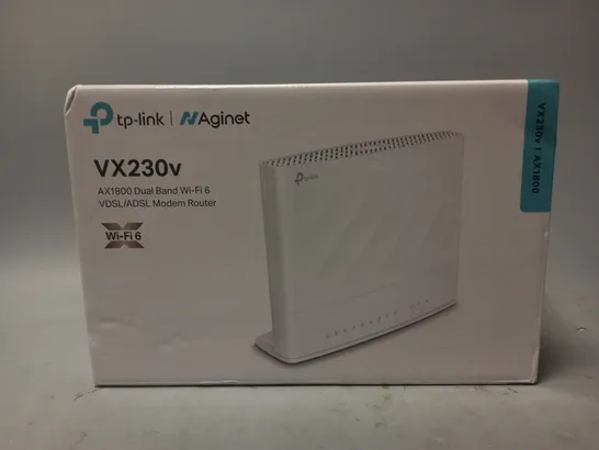 BOXED TP-LINK VX230V AX1800 DUAL BAND WI-FI 6 MODEM ROUTER