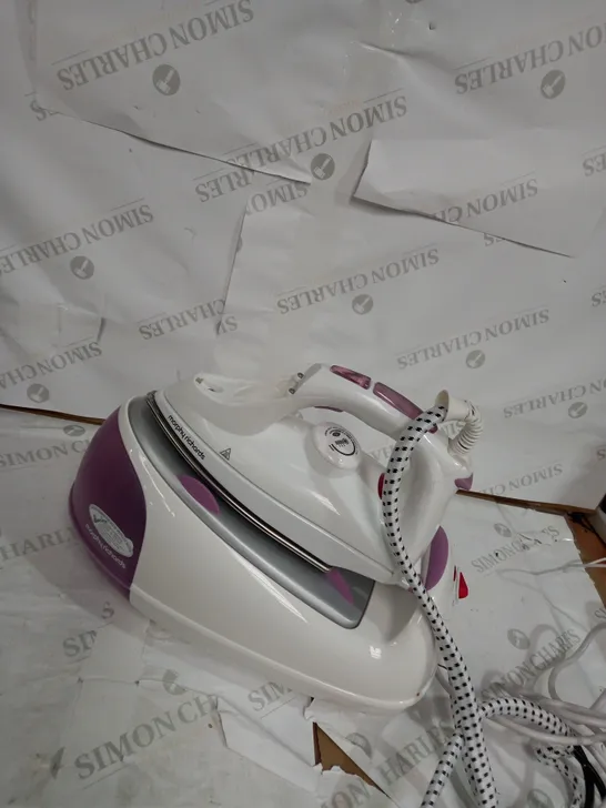 MORPHY RICHARDS JET STEAM GENERATOR IRON PINK/WHITE