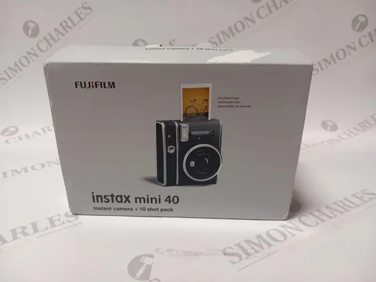 BOXED FUJIFILM INSTAX MINI 40 INSTANT CAMERA