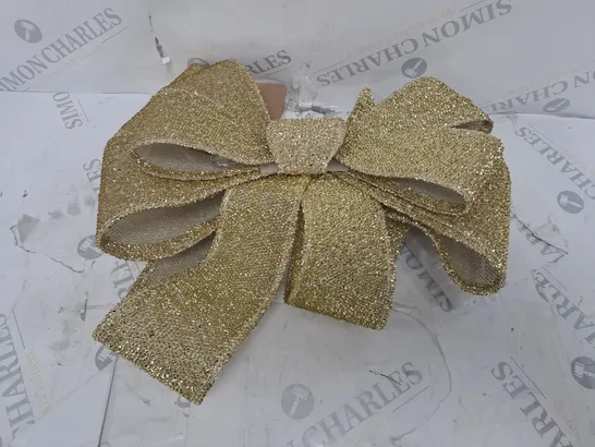 GOLD BATTERY OPERATED DOOR BOW  RRP £19.99