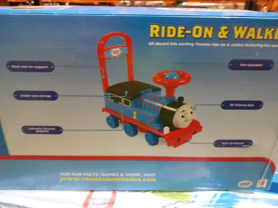 BRAND NEW BOXED THOMAS AND FRIENDS RIDE ON AND WALKER 