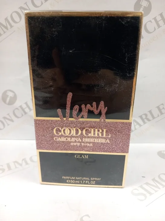 BOXED AND SEALED CAROLINA HERRERA VERY GOOD GIRL GLAM PARFUM 50ML